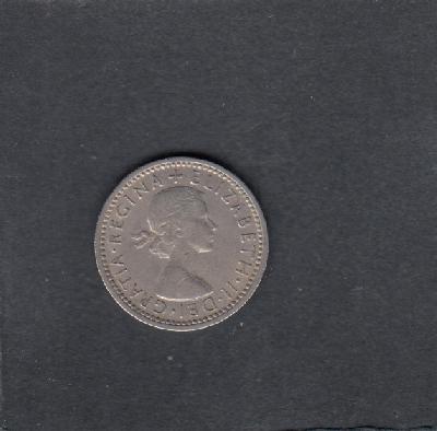 Beschrijving: 6 Pence  ELIZABETH II  
